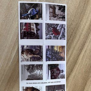 USPS Winter scenes forever (25 volumes -500 sheets)